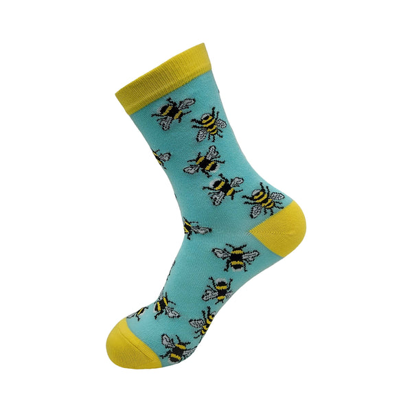 eco chic Eco Chic Eco-Friendly Bamboo Socks Bumble Bees