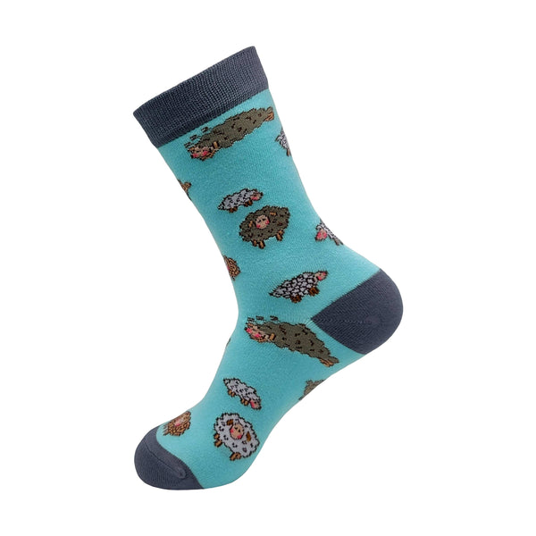 eco chic Eco Chic Eco-Friendly Bamboo Socks Cute Sheep