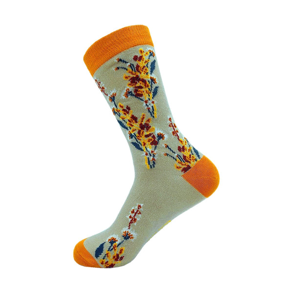 eco chic Eco Chic Eco-Friendly Bamboo Socks Flowers