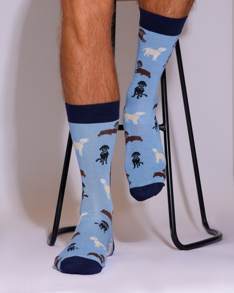 Eco Chic Eco Chic Eco-Friendly Bamboo Socks Labradors