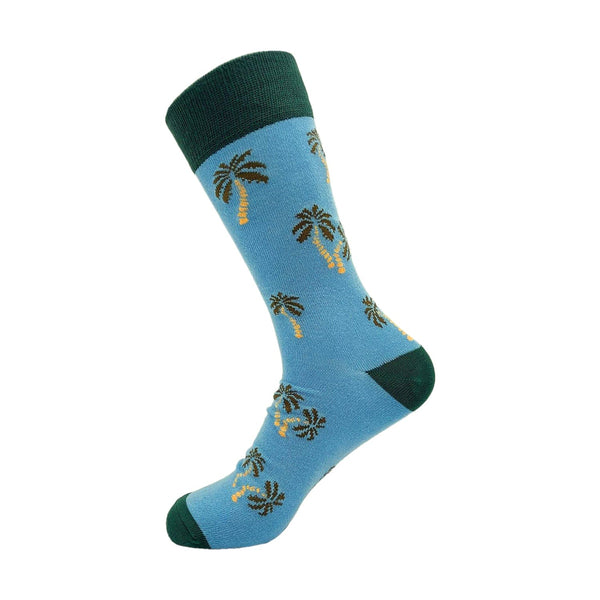 eco chic Eco Chic Eco-Friendly Bamboo Socks Palm Tree