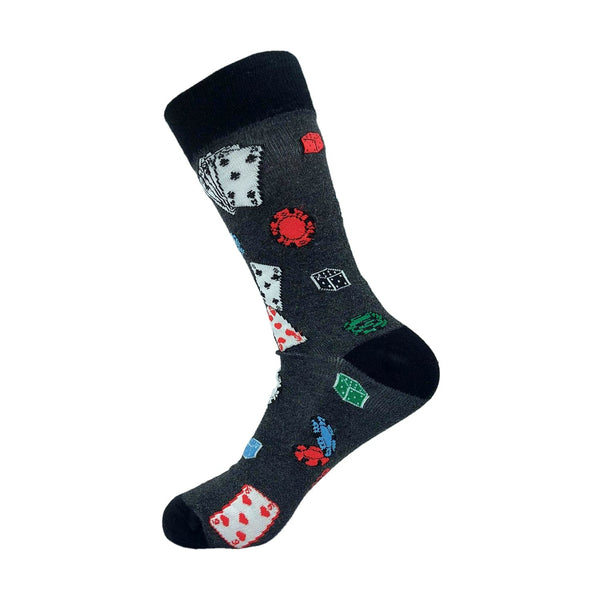 eco chic Eco Chic Eco-Friendly Bamboo Socks Poker and Dice