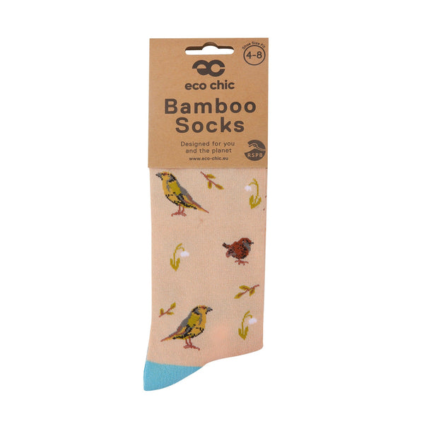 Eco Chic Eco Chic Eco-Friendly Bamboo Socks RSPB Greenfinch