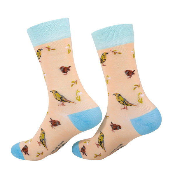 eco chic Eco Chic Eco-Friendly Bamboo Socks RSPB Greenfinch