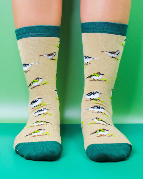 Eco Chic Eco Chic Eco-Friendly Bamboo Socks Wild Birds
