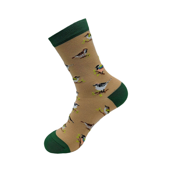 eco chic Eco Chic Eco-Friendly Bamboo Socks Wild Birds