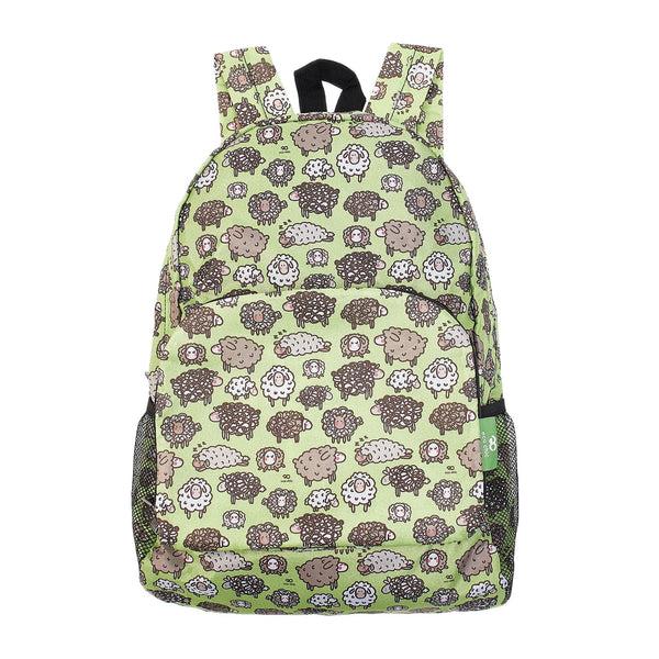Eco Chic Eco Chic Lightweight Foldable Backpack Cute Sheep