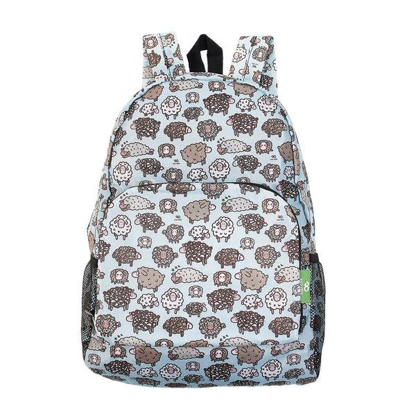eco chic Eco Chic Lightweight Foldable Backpack Cute Sheep