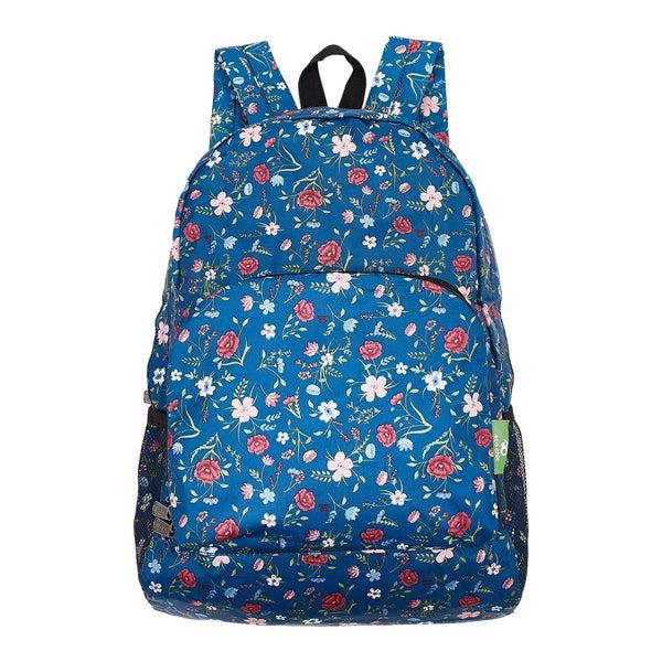 Eco Chic Eco Chic Lightweight Foldable Backpack Floral