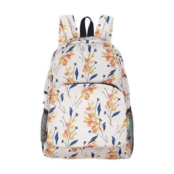 eco chic Eco Chic Lightweight Foldable Backpack Flowers