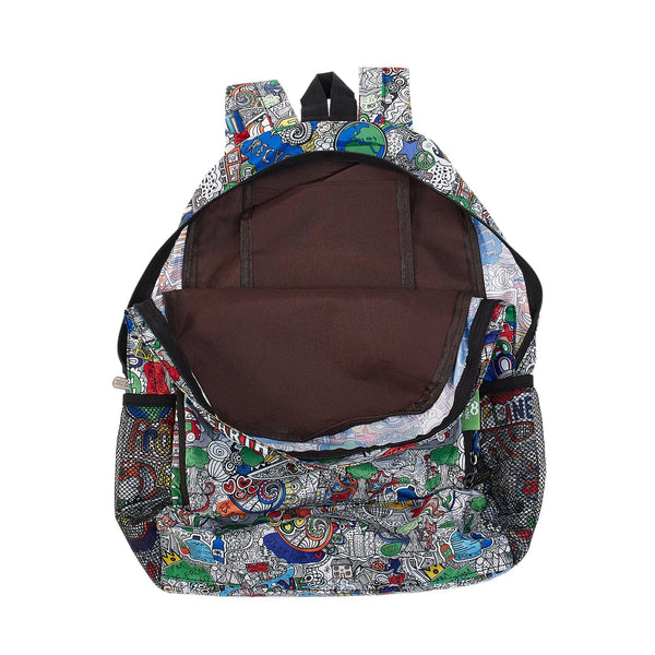 Eco Chic Eco Chic Lightweight Foldable Backpack Save The Planet