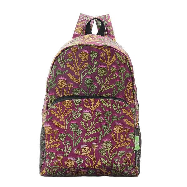 Eco Chic Eco Chic Lightweight Foldable Backpack Thistle
