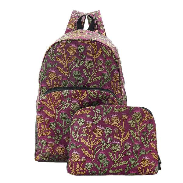 eco chic Eco Chic Lightweight Foldable Backpack Thistle