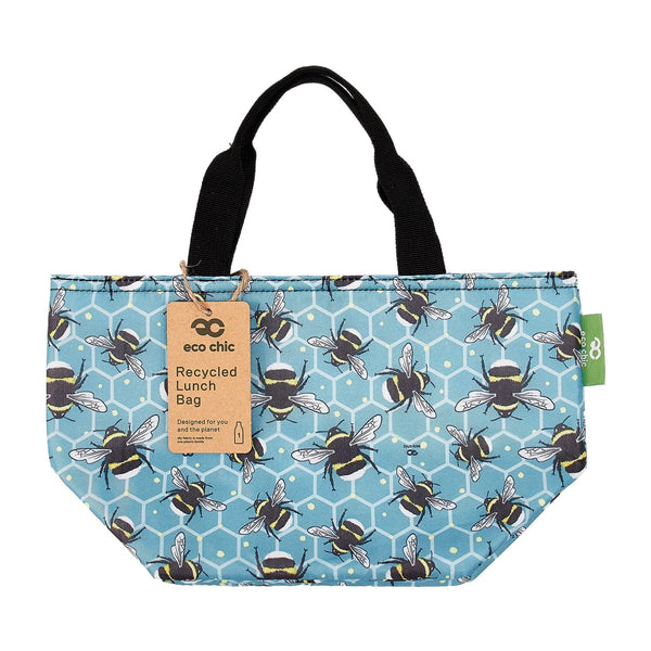 eco chic Eco Chic Lightweight Foldable Lunch Bag Bumble Bees