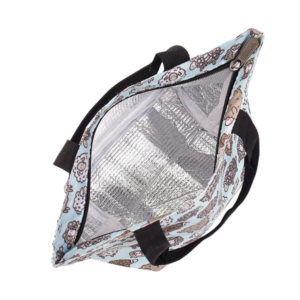 Eco Chic Eco Chic Lightweight Foldable Lunch Bag Cute Sheep