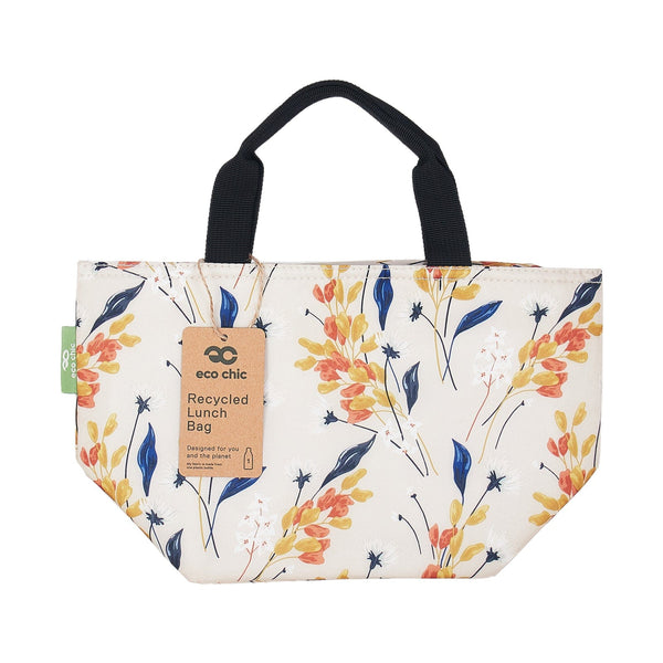 eco chic Eco Chic Lightweight Foldable Lunch Bag Flowers
