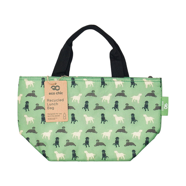 eco chic Eco Chic Lightweight Foldable Lunch Bag Labradors