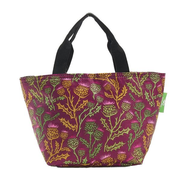 eco chic Eco Chic Lightweight Foldable Lunch Bag Thistle