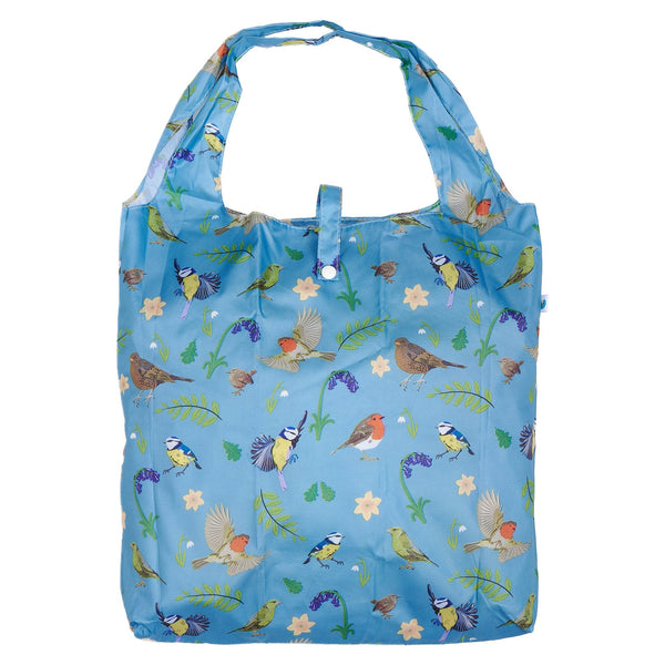 Eco Chic Eco Chic Lightweight Foldable Reusable Shopping Bag RSPB Birds