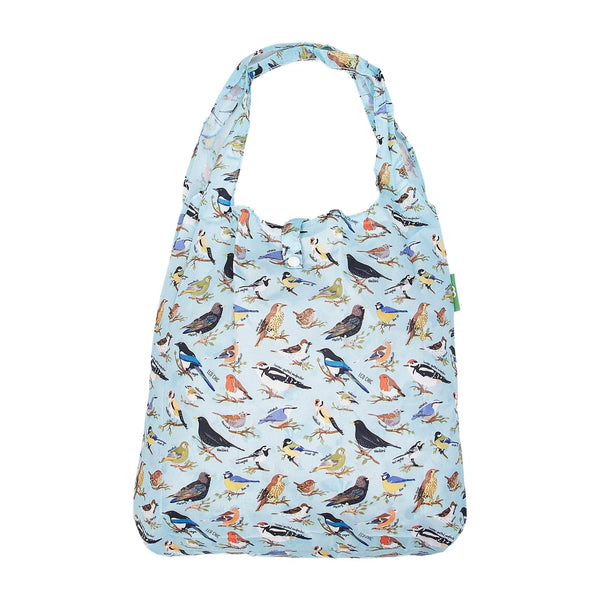eco chic Eco Chic Lightweight Foldable Reusable Shopping Bag Wild Birds