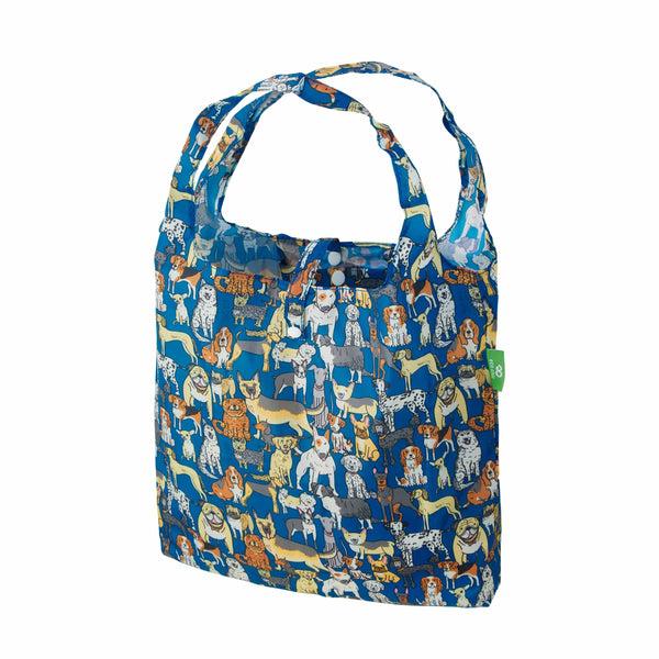 eco chic Eco Chic Lightweight Foldable Reusable Shopping Bag Dogs