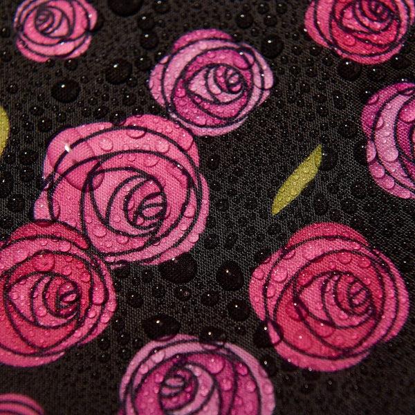 Eco Chic Eco Chic Lightweight Foldable Reusable Shopping Bag Mackintosh Rose