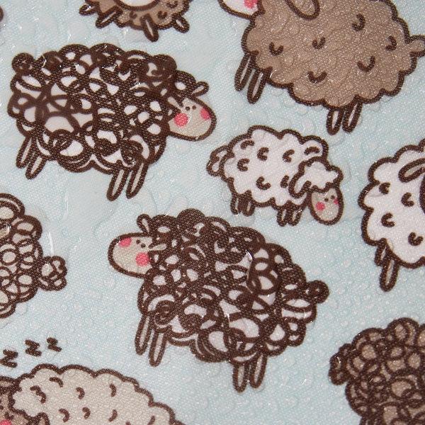 Eco Chic Eco Chic Lightweight Foldable Reusable Shopping Bag Cute Sheep