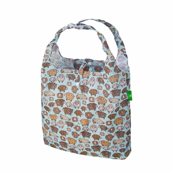 eco chic Eco Chic Lightweight Foldable Reusable Shopping Bag Cute Sheep
