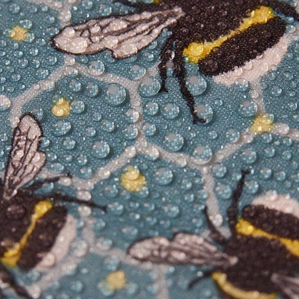 Eco Chic Eco Chic Lightweight Foldable Reusable Shopping Bag Bumble Bees