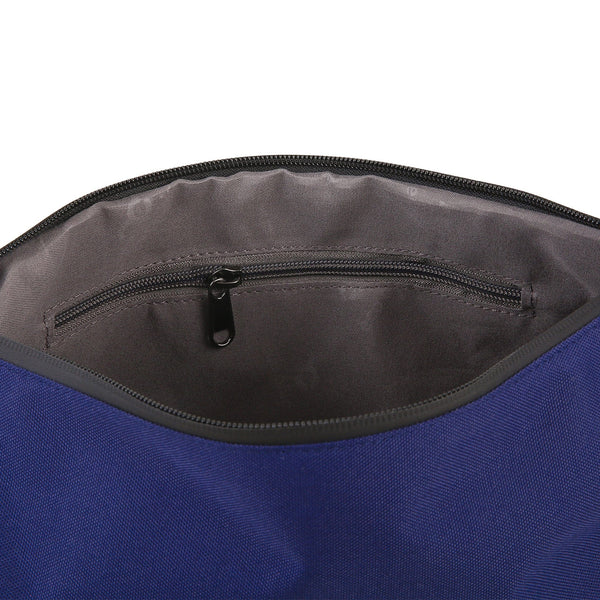 Eco Chic Eco Chic Recycled Canvas Crescent Bag - Navy