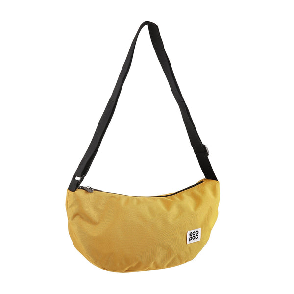 Eco Chic Eco Chic Recycled Canvas Crescent Bag - Sunflower