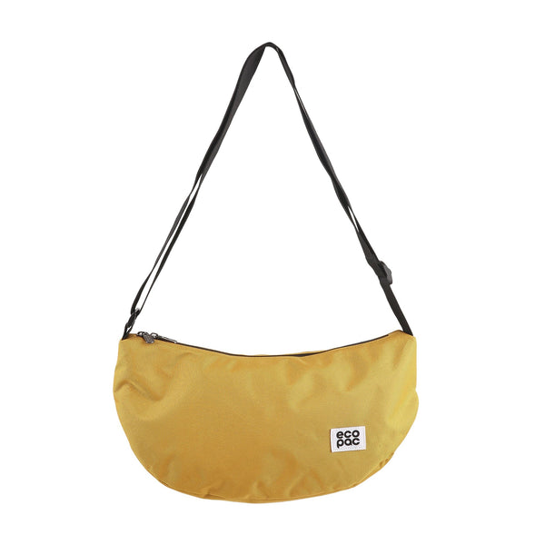 eco chic Eco Chic Recycled Canvas Crescent Bag - Sunflower
