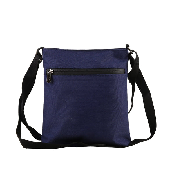Eco Chic Eco Chic Recycled Canvas Messenger Bag - Navy