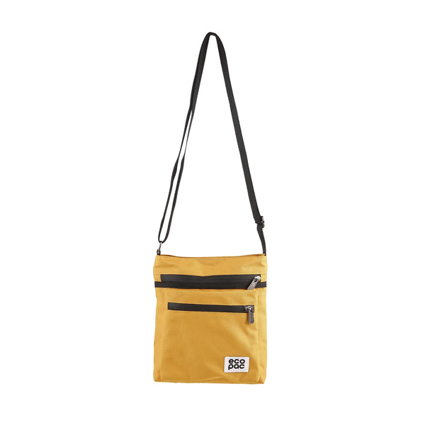 Eco Chic Eco Chic Recycled Canvas Messenger Bag - Sunflowers