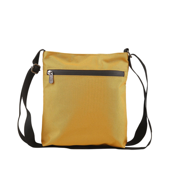 Eco Chic Eco Chic Recycled Canvas Messenger Bag - Sunflowers