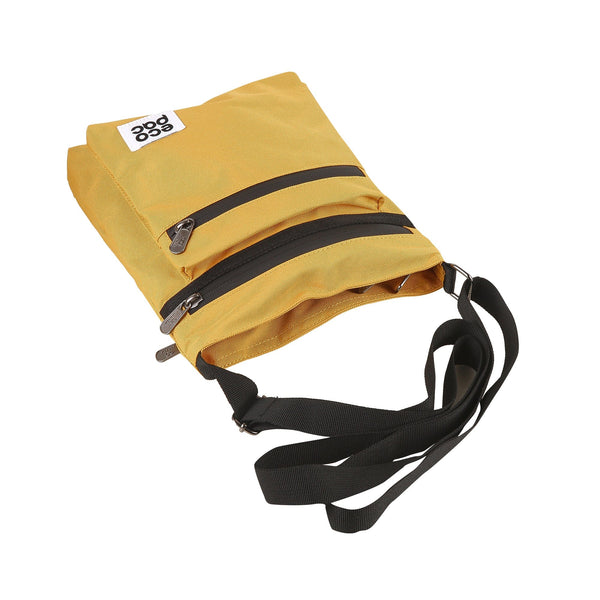 eco chic Eco Chic Recycled Canvas Messenger Bag - Sunflowers