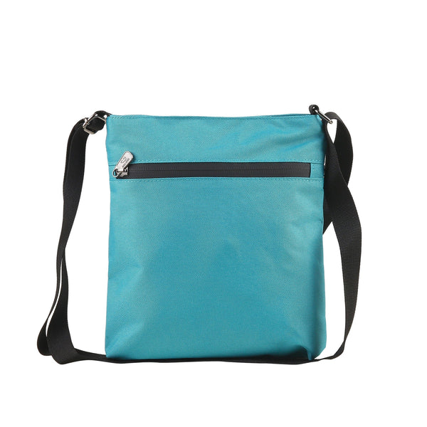 Eco Chic Eco Chic Recycled Canvas Messenger Bag - Teal