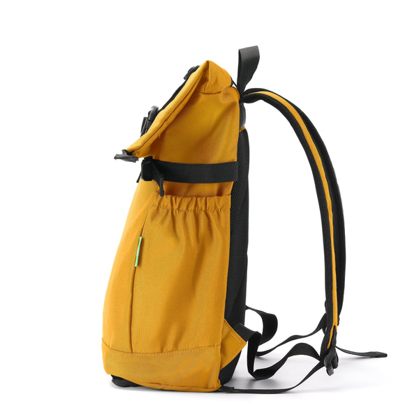 Eco Chic Eco Chic Recycled Canvas Rollup Backpack - Sunflower