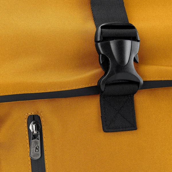 Eco Chic Eco Chic Recycled Canvas Rollup Backpack - Sunflower