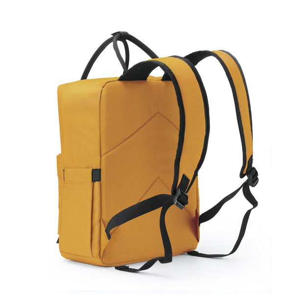 Eco Chic Eco Chic Recycled Canvas Top Handle Backpack - Sunflower