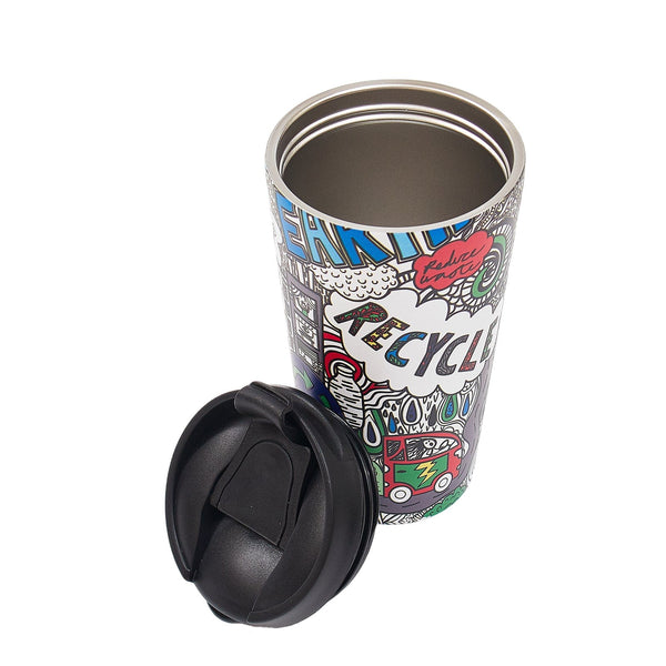 Eco Chic Eco Chic Thermal Coffee Cup Save The Planet