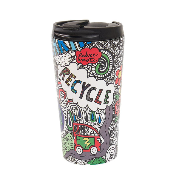 eco chic Eco Chic Thermal Coffee Cup Save the Planet