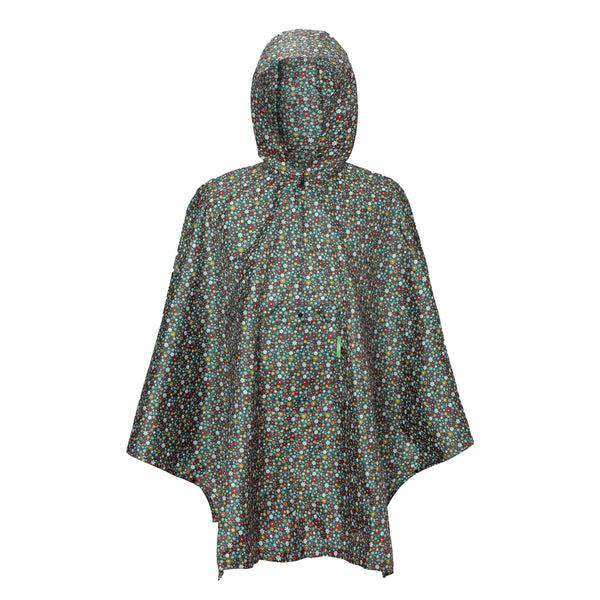 eco chic Eco Chic Waterproof Foldable Adult Poncho Ditsy