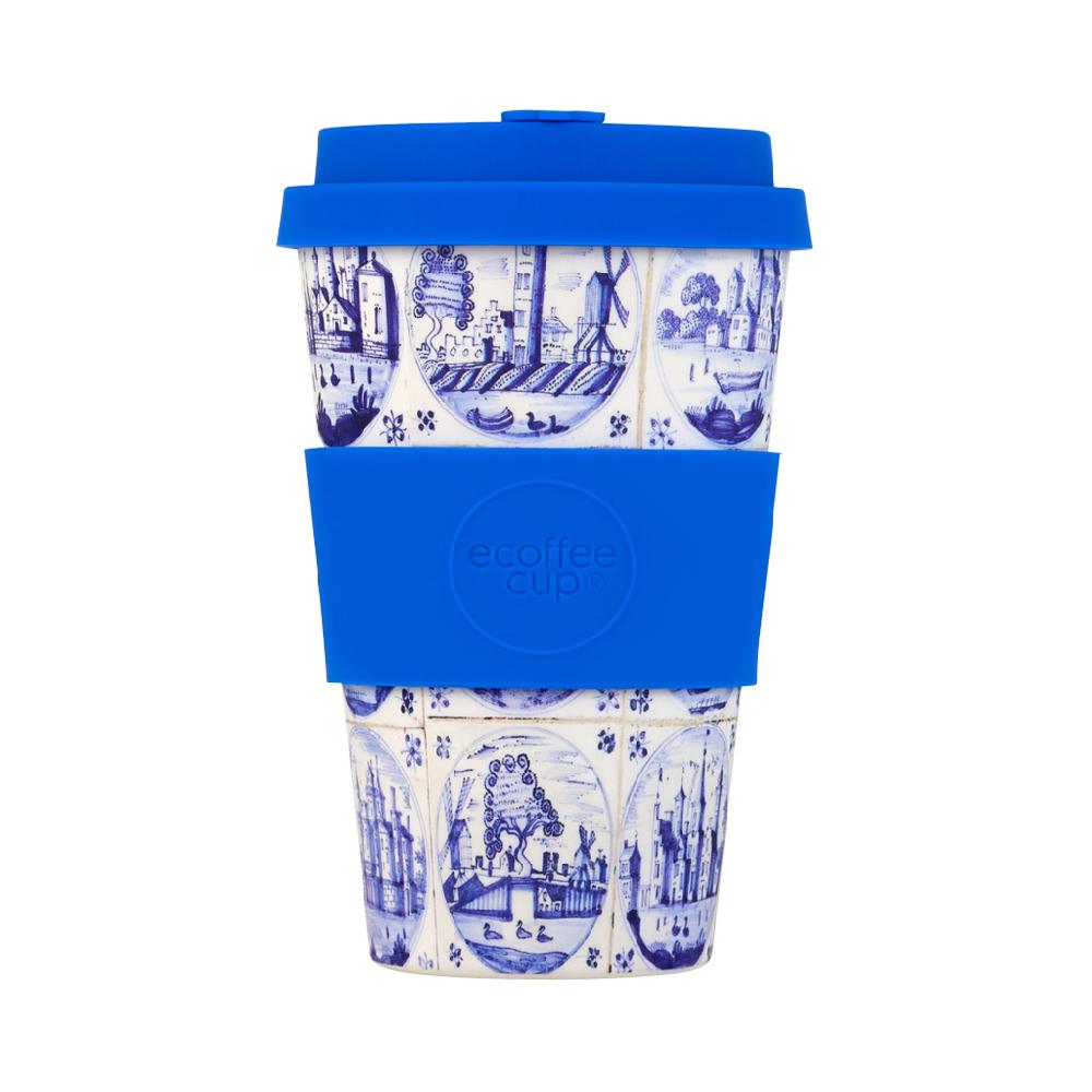 ecoffee cup Delfts Blu