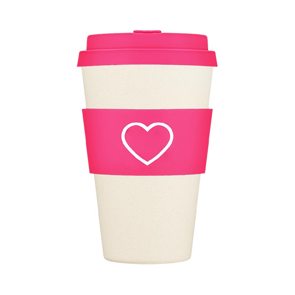 ecoffee cup Hot Pink