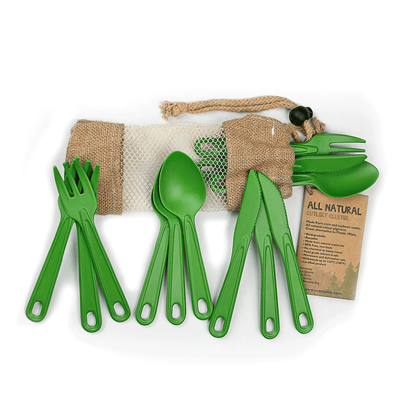 Ecosoulife All Natural Cutlery Cluster