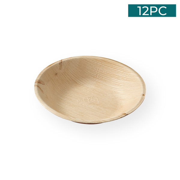 Ecosoulife Areca Nut Leaf Bowl 12PC