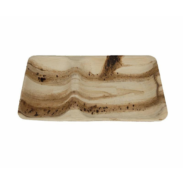 Ecosoulife Areca Nut Leaf Divided Plate 5PC
