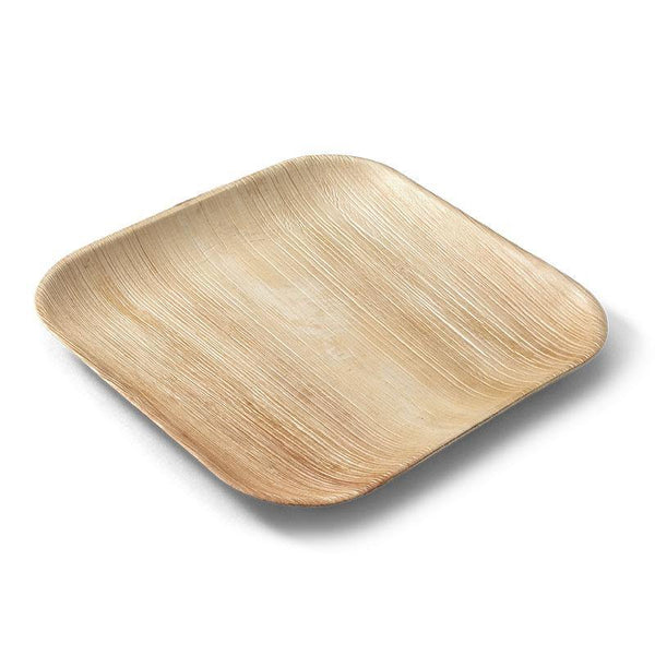 Ecosoulife Areca Nut Leaf Large Square Plate 5PC