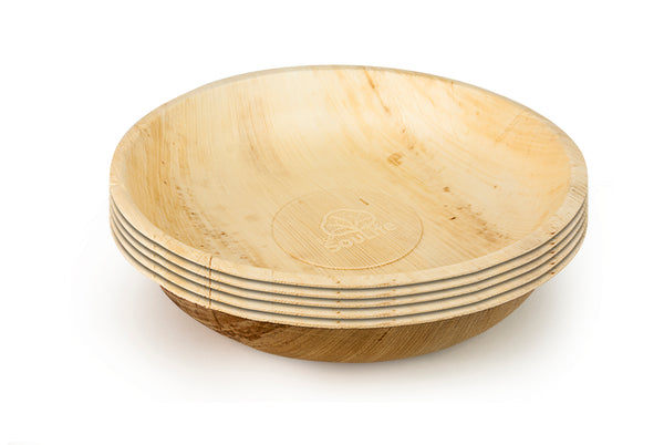 Ecosoulife Areca Nut Leaf Salad Bowl 3PC